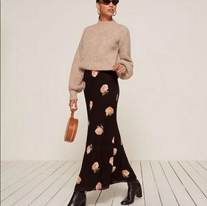 Reformation Mandy Floral Long Skirt 4 NWT Ingrid
